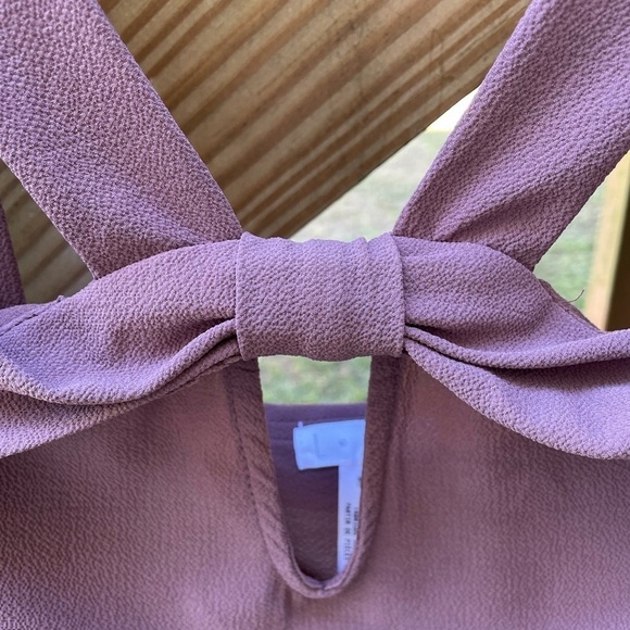 Leith cold shoulder purple blouse - Picture 4 of 6